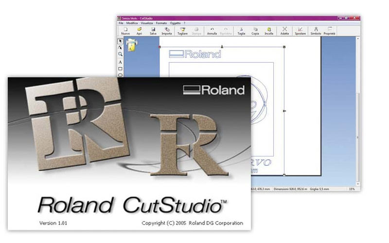 Software CutStudio de Roland