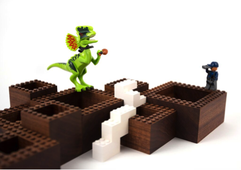 Jurassic World LEGO planter