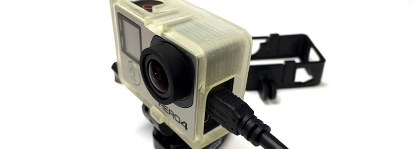 3D printed GoPro camera accessory