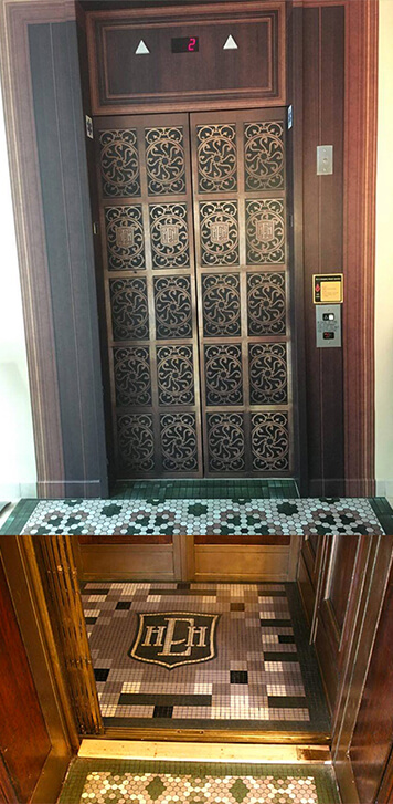 rotulación de elevador