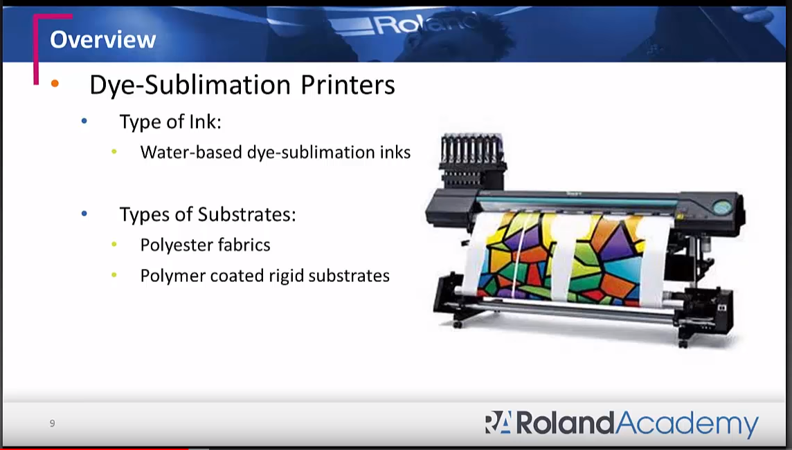 sublimation printer meaning