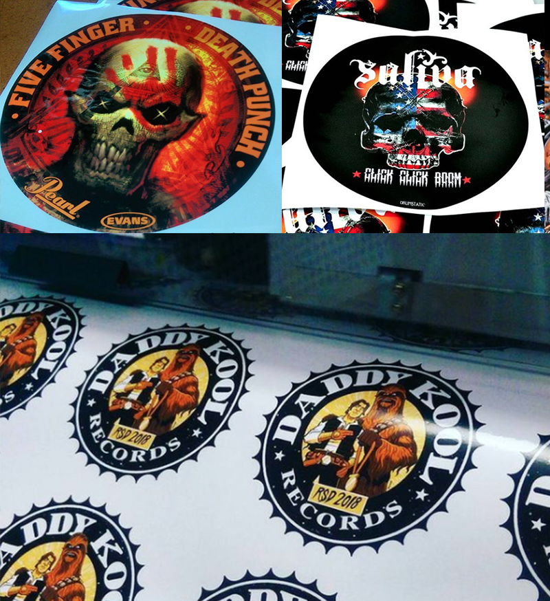 Sticker Printing with Ace High Printing 