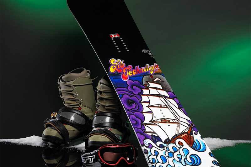 snowboard dye sublimated graphics 