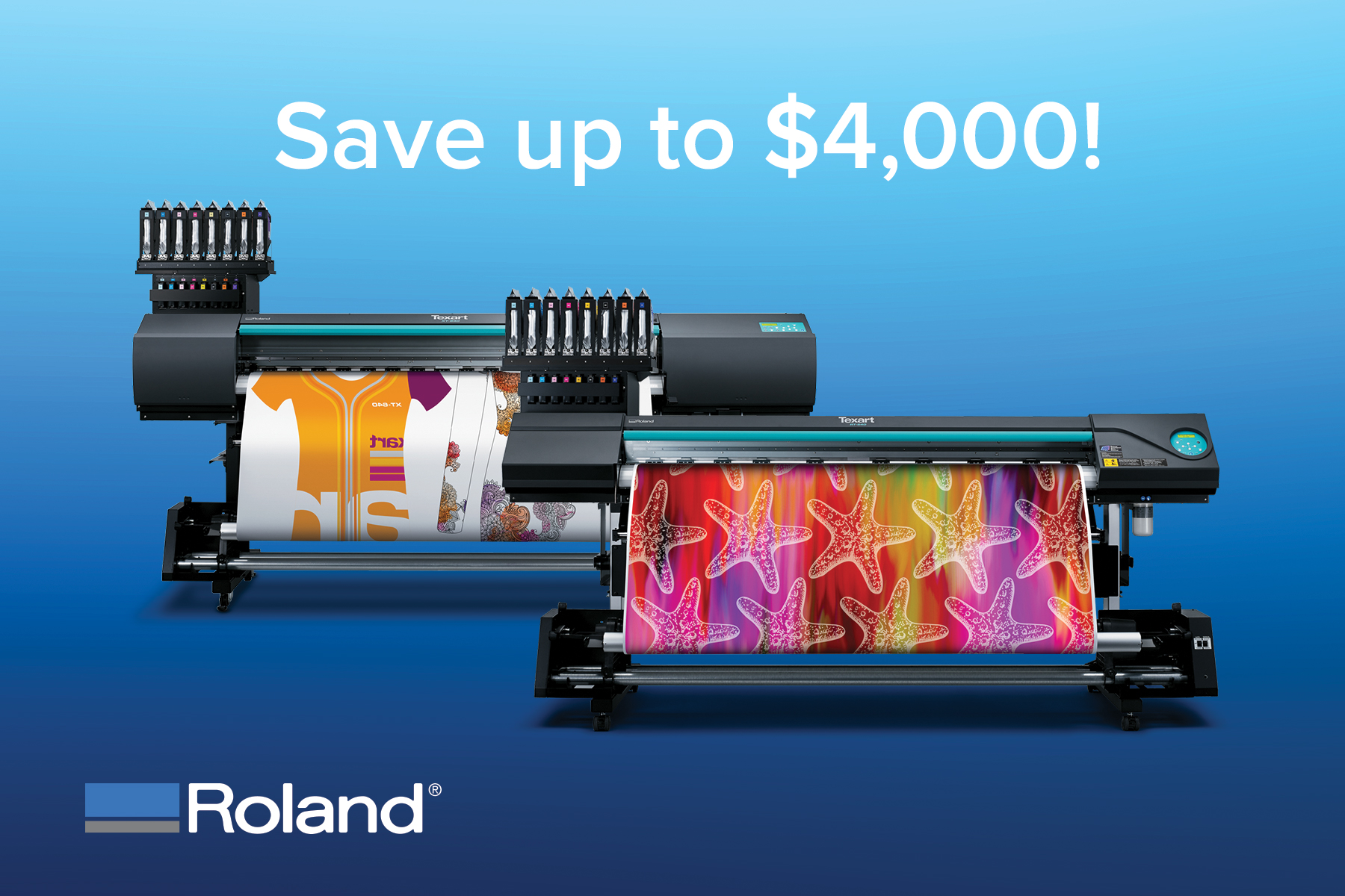 Roland DGA Launches New Texart DyeSublimation Printer Promotion Roland