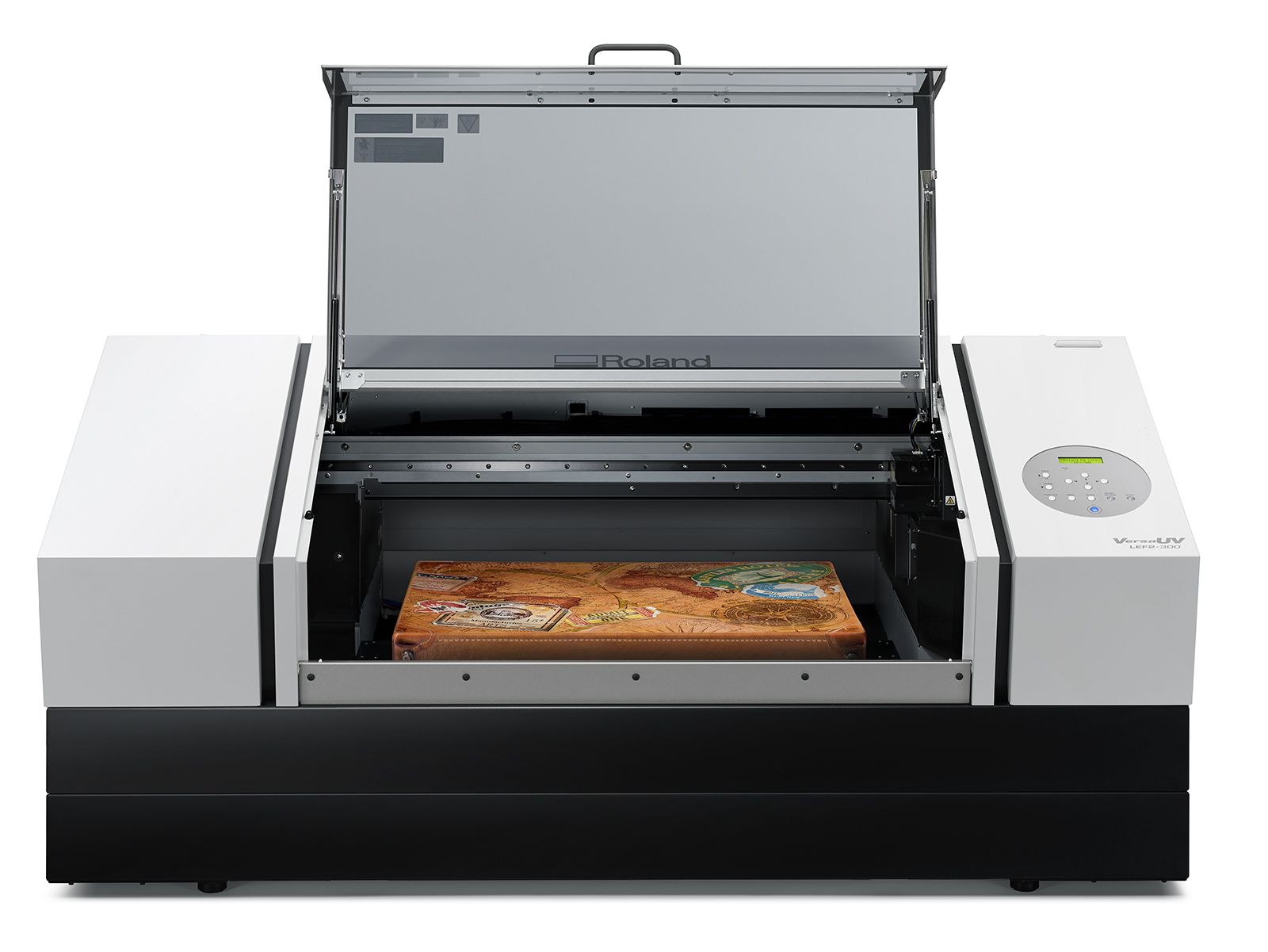 Roland DGA Introduces New VersaUV LEF2300D Flatbed UV Printer Roland