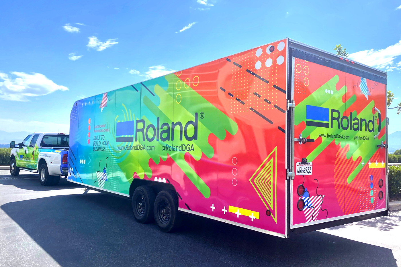 El camión del Demo Days Roadshow de Roland DGA llega a su primer destino: Damascus, Oregon, EE.UU.