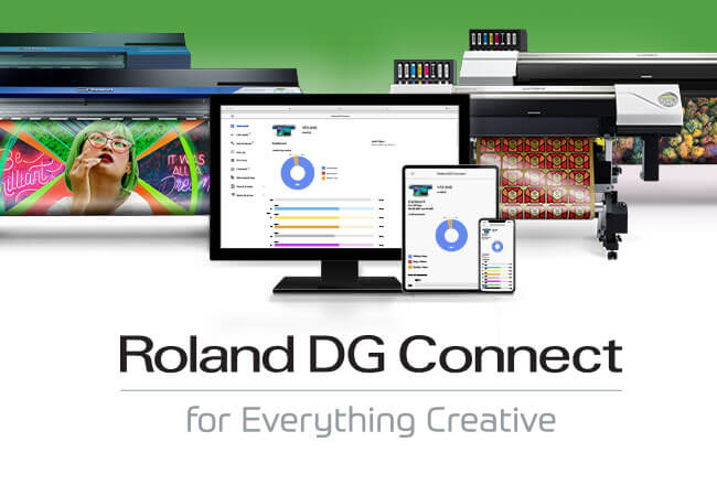 Nuevas Funciones agregadas a la app Roland DG Connect para mejorar la operación, productividad y rentabilidad de las impresoras