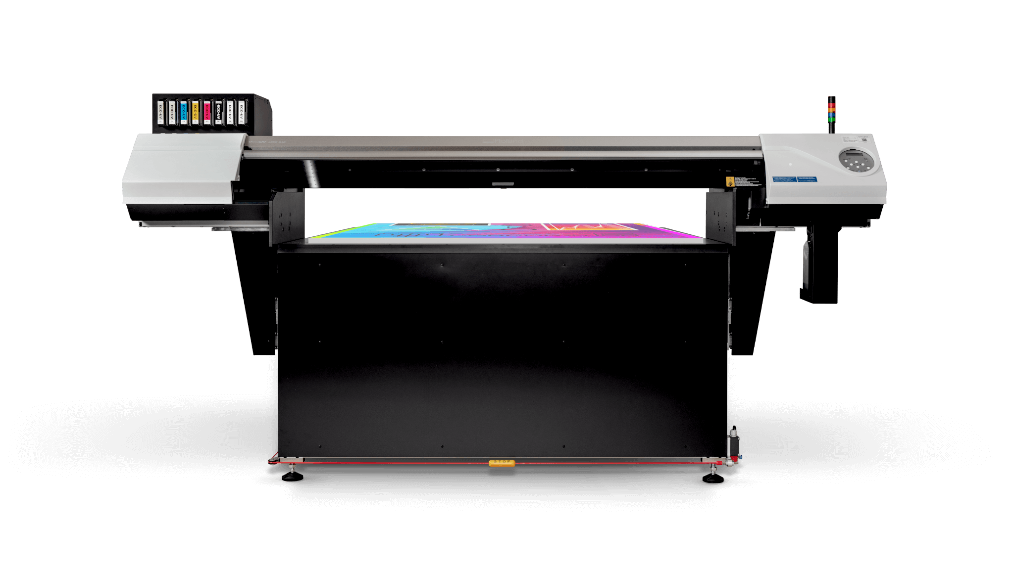 Roland DGA's new VersaUV LEC2-640S flatbed UV printer