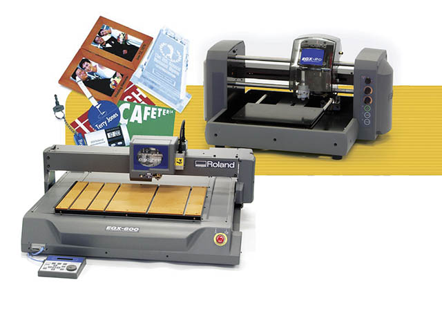 2002 The EGX-400/600 and EGX-20 continue Roland’s success in desktop and benchtop engraving.