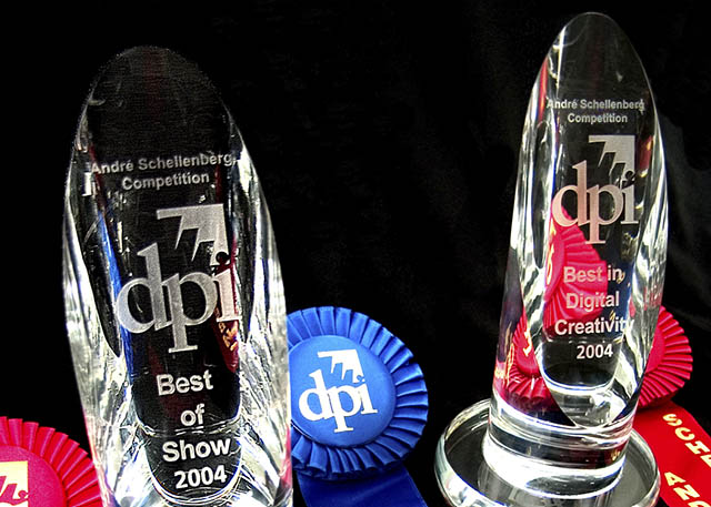 2004 Continuing a tradition of excellence, Roland SOLJET EX inkjets win a pair of DPI Product of the Year awards.