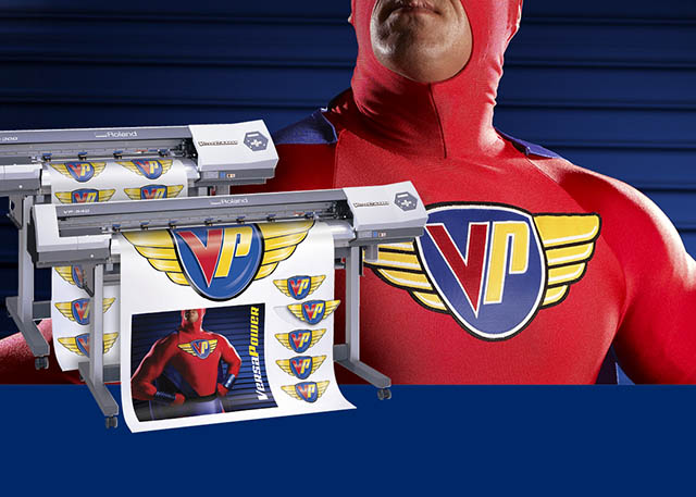2007 Roland adds two new high-performance models to its popular VersaCAMM line. The VP Series printer/cutters: “With VersaPower, you’re the superhero.”