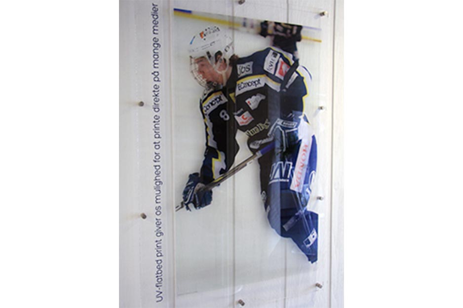 LeeSign VersaUV LEJ-640 Ice Hockey Indoor Signage