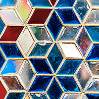 glass texture printed on LEF2-300